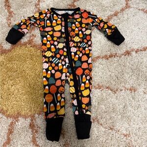 Little Sleepies Black and Orange Pajama Sets Halloween Edition